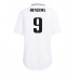 Cheap Real Madrid Karim Benzema #9 Home Football Shirt Women 2022-23 Short Sleeve